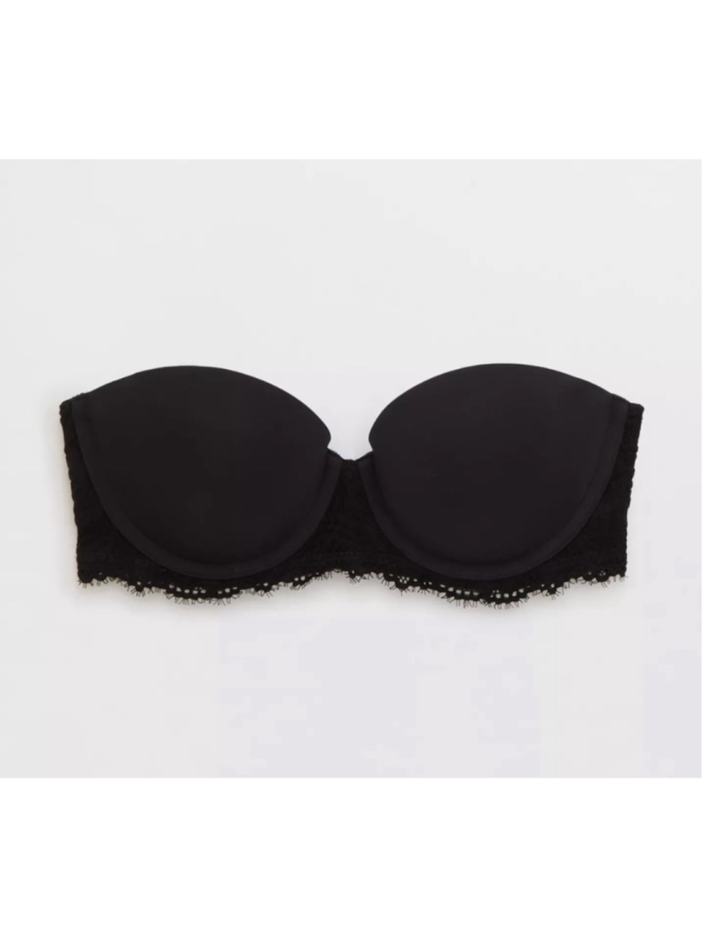 NWT Women's Aerie Strapless Bra Black Size 40C